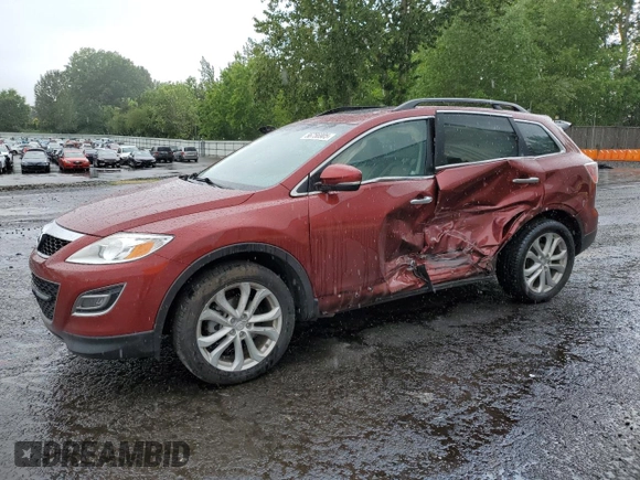 2012 Mazda CX-9 Grand Touring z VIN JM3TB2DV8C0340811, wystawiony jako Copart lot #56756905 z przebiegiem 102 972 mil mil oraz Szkoda całkowita • Salvage title. Historia ofert i sprzedaży dostępna na DreamBid. Obrazek 1.