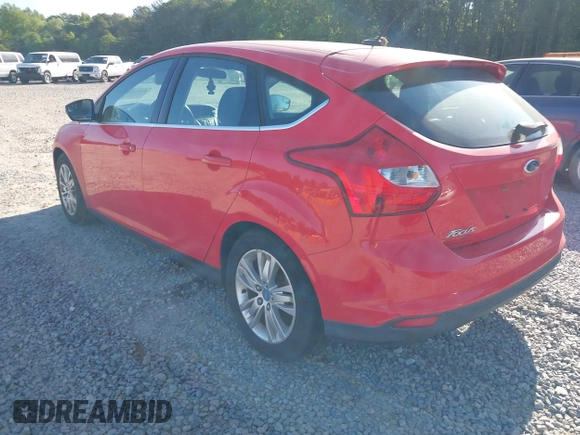 2012 Ford Focus SEL with VIN 1FAHP3M20CL393440, listed as a IAAI auction lot 42015692 with 198,214 mi miles. Bid and sale history available at carsss.com. Image 3.