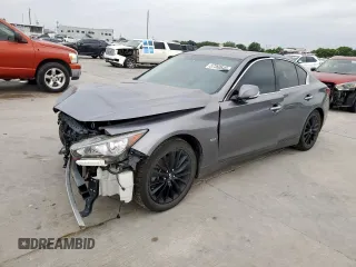 2020 Infiniti Q50 Luxe z VIN JN1EV7AP9LM202864, wystawiony jako Copart lot #57360645 z przebiegiem 82 472 mil mil oraz Czysty tytuł • Clean title. Historia ofert i sprzedaży dostępna na DreamBid. Obrazek 1.