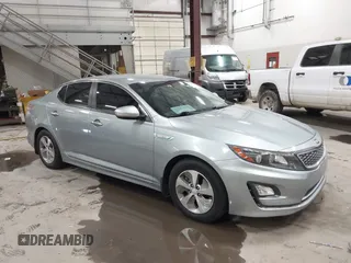 2016 Kia Optima Hybrid with VIN KNAGM4AD3G5094557, listed as a IAAI auction lot 41861666 with 68,550 mi miles. Bid and sale history available at carsss.com. Image 1.