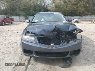 2004 Acura TSX with VIN JH4CL958X4C019911, listed as a Copart auction lot 80004904 with Not provided miles and Salvage title. Bid and sale history available at DreamBid. Image 5.