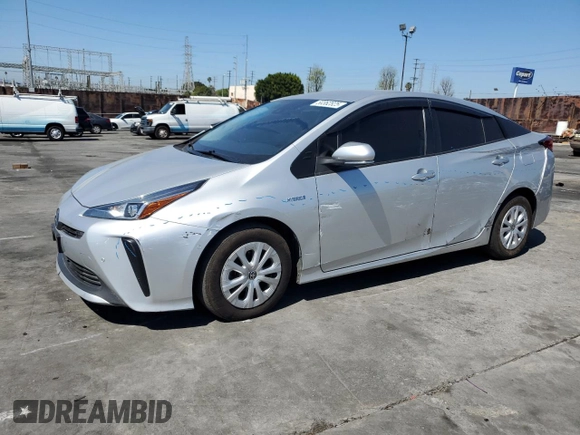 2021 Toyota Prius L Eco with VIN JTDKAMFU4M3139379, listed as a Copart auction lot 50362825 with 133,148 mi miles and Salvage Title. Bid and sale history available at DreamBid. Image 1.