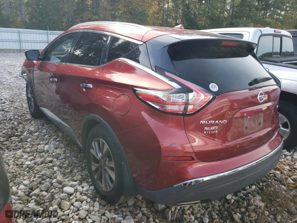 2016 Nissan Murano SL with VIN 5N1AZ2MG1GN129760, listed as a Copart auction lot 83336294 with 99,378 mi miles and Salvage Title. Bid and sale history available at carsss.com. Image 2.