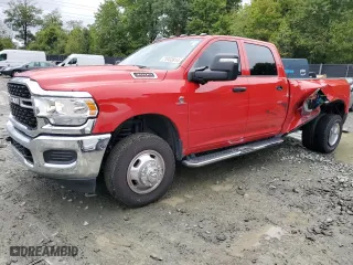 2023 Ram 3500 Tradesman with VIN 3C63RRGL0PG526505, listed as a Copart auction lot 71932814 with 26,014 mi miles and Salvage Title. Bid and sale history available at carsss.com. Image 1.