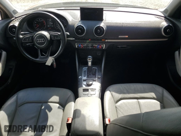 2017 Audi A3 Sedan Premium with VIN WAUB8GFF5H1026537, listed as a Copart auction lot 53865645 with 106,104 mi miles and Salvage Title. Bid and sale history available at carsss.com. Image 8.