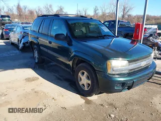 2005 Chevrolet TrailBlazer LT with VIN 1GNDT13S552203593, listed as a IAAI auction lot 41833044 with 195,227 mi miles and . Bid and sale history available at DreamBid. Image 1.