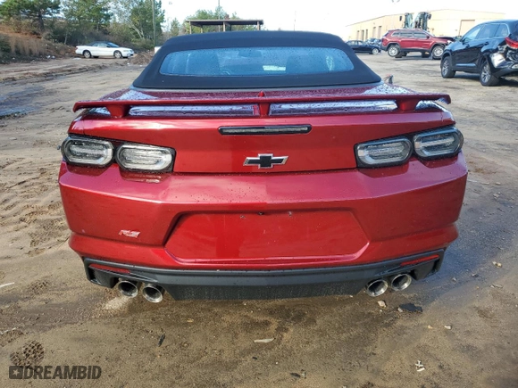 2023 Chevrolet Camaro 1LT with VIN 1G1FB3DSXP0105682, listed as a Copart auction lot 80030734 with 10,955 mi miles and Salvage Title. Bid and sale history available at carsss.com. Image 6.