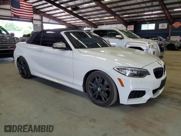 2017 BMW 2 Series M240i xDrive with VIN WBA2L3C30HV667900, listed as a Copart auction lot 62483595 with 91,281 mi miles and Salvage title. Bid and sale history available at DreamBid. Image 4.