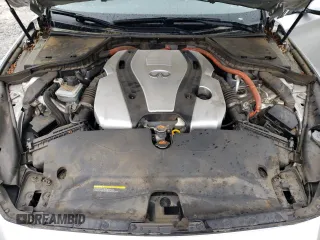 2014 Infiniti Q50 Hybrid Premium with VIN JN1AV7AR4EM701624, listed as a Copart auction lot 52191895 with 192,141 mi miles and Clean Title. Bid and sale history available at carsss.com. Image 11.