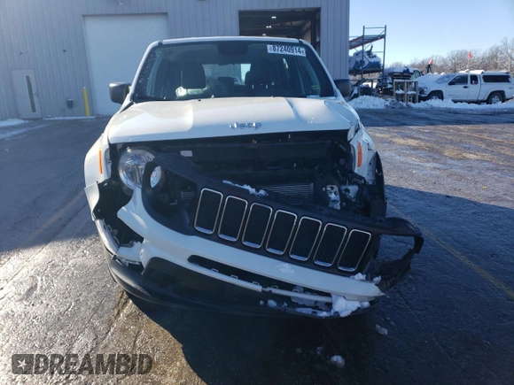 2020 Jeep Renegade Sport with VIN ZACNJBAB3LPK96545, listed as a Copart auction lot 87240914 with 60,586 mi miles and Salvage title. Bid and sale history available at DreamBid. Image 5.