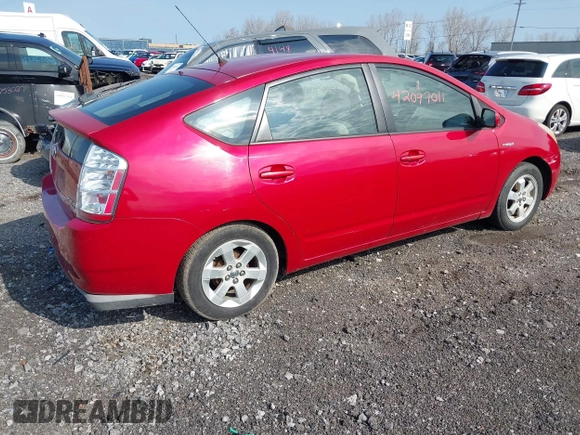 2008 Toyota Prius with VIN JTDKB20U687727907, listed as a IAAI auction lot 42097011 with 102,187 mi miles. Bid and sale history available at carsss.com. Image 4.
