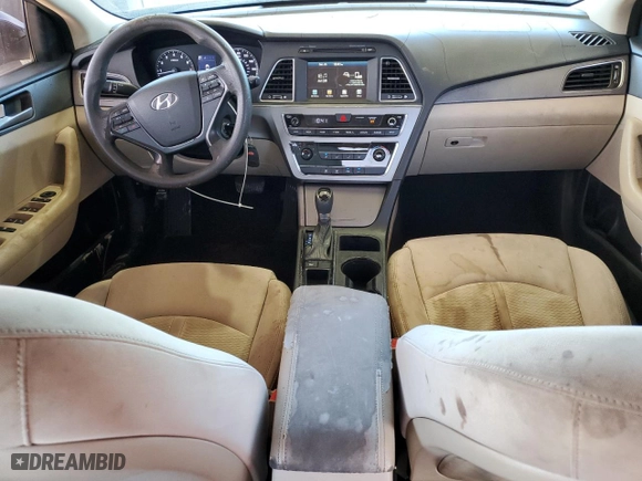 2017 Hyundai Sonata SE with VIN 5NPE24AF4HH461212, listed as a Copart auction lot 50043315 with 109,113 mi miles and Salvage Title. Bid and sale history available at carsss.com. Image 8.