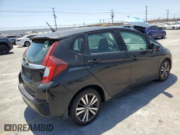 2015 Honda Fit EX-L with VIN 3HGGK5H80FM724424, listed as a Copart auction lot 61461995 with 93,066 mi miles and Salvage title. Bid and sale history available at DreamBid. Image 3.