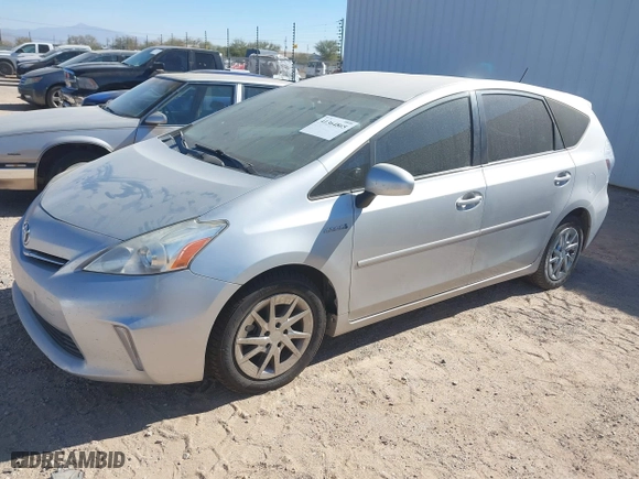 2012 Toyota Prius v Two with VIN JTDZN3EU5C3133426, listed as a IAAI auction lot 41364865 with 176,958 mi miles. Bid and sale history available at carsss.com. Image 17.