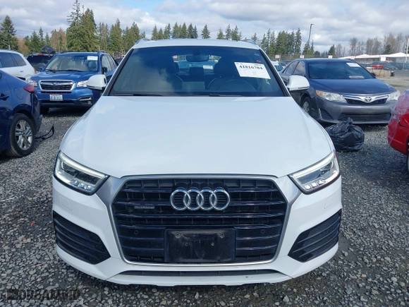 2018 Audi Q3 Premium Plus with VIN WA1JCCFS9JR009373, listed as a IAAI auction lot 41816704 with 95,244 mi miles. Bid and sale history available at carsss.com. Image 12.