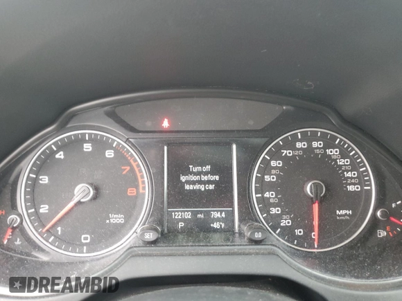 2015 Audi Q5 Premium Plus with VIN WA1LFAFP5FA002958, listed as a Copart auction lot 52501115 with 122,102 mi miles and Clean Title. Bid and sale history available at carsss.com. Image 9.