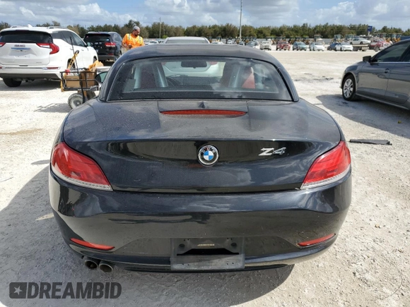2009 BMW Z4 sDrive30i with VIN WBALM53509E161807, listed as a Copart auction lot 78302854 with 0 mi miles and Salvage Title. Bid and sale history available at carsss.com. Image 6.