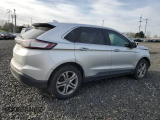 2016 Ford Edge Titanium with VIN 2FMPK4K92GBB06627, listed as a Copart auction lot 47060955 with 161,395 mi miles and Salvage Title. Bid and sale history available at carsss.com. Image 3.