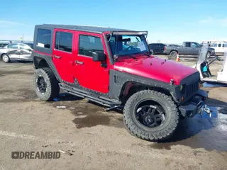 2007 Jeep Wrangler Unlimited X with VIN 1J4GA39147L157588, listed as a IAAI auction lot 41637089 with 87,812 mi miles and . Bid and sale history available at DreamBid. Image 1.