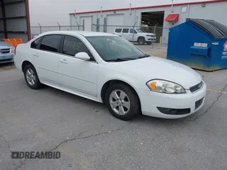 2011 Chevrolet Impala LT Fleet with VIN 2G1WG5EK0B1315801, listed as a IAAI auction lot 41833864 with 205,308 mi miles and . Bid and sale history available at DreamBid. Image 1.