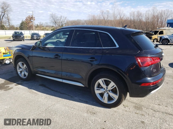 2018 Audi Q5 Premium Plus with VIN WA1BNAFY4J2048453, listed as a Copart auction lot 68726952 with 0 mi miles. Bid and sale history available at carsss.com. Image 2.