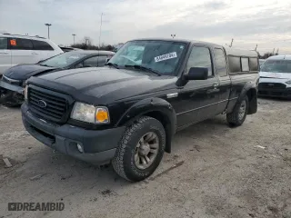 2009 Ford Ranger XLT with VIN 1FTZR45EX9PA33858, listed as a Copart auction lot 84849704 with 151,825 mi miles and Salvage Title. Bid and sale history available at carsss.com. Image 1.