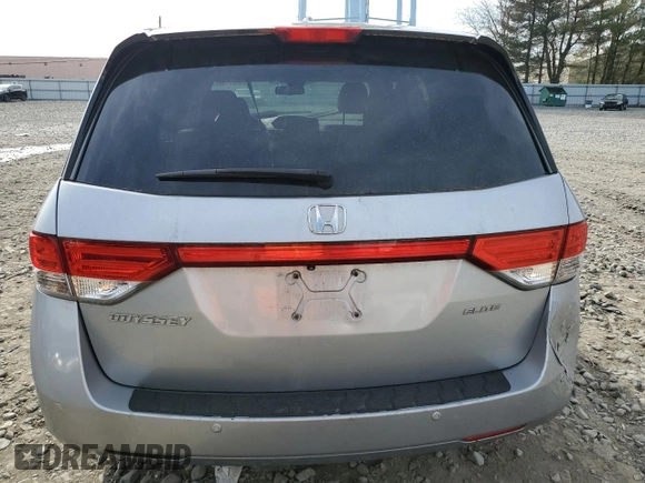 2016 Honda Odyssey Touring Elite with VIN 5FNRL5H96GB158496, listed as a Copart auction lot 53031525 with Not Provided miles and Salvage Title. Bid and sale history available at carsss.com. Image 6.