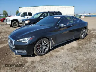 2017 Infiniti Q60 Red Sport 400 with VIN JN1FV7EL6HM701723, listed as a Copart auction lot 67201145 with 133,309 mi miles and Clean title. Bid and sale history available at DreamBid. Image 1.