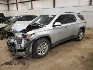 2019 Chevrolet Traverse LT Cloth with VIN 1GNERGKW5KJ300482, listed as a Copart auction lot 44825605 with 154,695 mi miles and Clean Title. Bid and sale history available at carsss.com. Image 1.