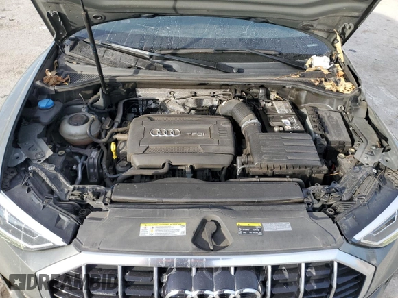 2019 Audi Q3 S line Premium Plus with VIN WA1EECF36K1070457, listed as a Copart auction lot 85830154 with 53,075 mi miles and Salvage Title. Bid and sale history available at carsss.com. Image 13.