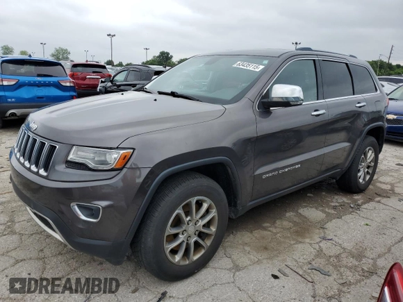 2014 Jeep Grand Cherokee Limited with VIN 1C4RJFBMXEC308211, listed as a Copart auction lot 63435115 with 136,389 mi miles and Clean title. Bid and sale history available at DreamBid. Image 1.