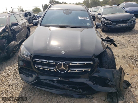 2021 Mercedes-Benz GLS with VIN 4JGFF8GE7MA407690, listed as a Copart auction lot 70605894 with 47,307 mi miles and Salvage Title. Bid and sale history available at carsss.com. Image 5.