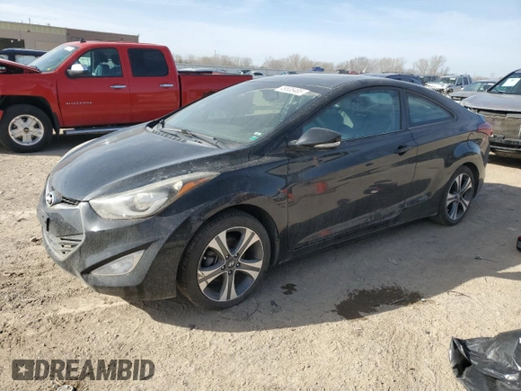 2014 Hyundai Elantra z VIN KMHDH6AH3EU026928, wystawiony jako Copart lot #49535485 z przebiegiem 94 282 mil mil oraz Tytuł czysty. Historia ofert i sprzedaży dostępna na DreamBid. Obrazek 1.