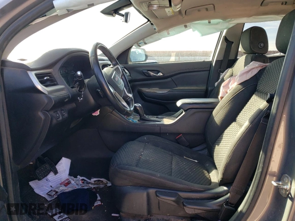 2019 GMC Acadia SLE with VIN 1GKKNKLA9KZ266629, listed as a Copart auction lot 46946115 with 107,122 mi miles and Salvage Title. Bid and sale history available at carsss.com. Image 7.