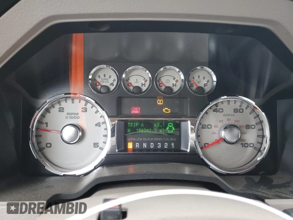 2010 Ford F-350 XL с VIN 1FTWW3BRXAEA69059, выставлен на аукционе Copart как лот 51343495 с пробегом 186 042 миль миль и Чистый • Clean title. История ставок и продаж доступна на DreamBid. Изображение 9.