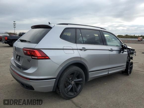 2023 Volkswagen Tiguan SE R-Line Black с VIN 3VV8B7AX1PM023703, выставлен на аукционе Copart как лот 47397265 с пробегом 37 540 миль миль и Списание • Salvage title. История ставок и продаж доступна на DreamBid. Изображение 3.