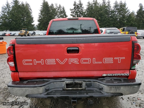 2006 Chevrolet Silverado 1500 LT1 with VIN 2GCEC19V261345299, listed as a Copart auction lot 48075525 with 150,954 mi miles and Salvage Title. Bid and sale history available at carsss.com. Image 6.