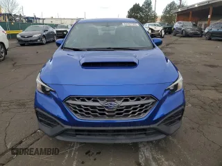 2023 Subaru WRX with VIN JF1VBAA64P9820666, listed as a Copart auction lot 52422165 with 10,726 mi miles and Salvage title. Bid and sale history available at DreamBid. Image 5.