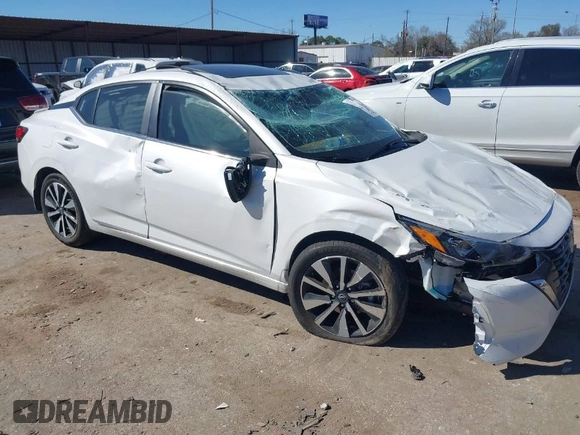 2024 Nissan Sentra SV with VIN 3N1AB8CV3RY280488, listed as a IAAI auction lot 41725874 with 16,810 mi miles and . Bid and sale history available at DreamBid. Image 1.