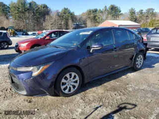 2020 Toyota Corolla LE with VIN JTDEPRAE8LJ048814, listed as a Copart auction lot 86552434 with 88,536 mi miles and Salvage Title. Bid and sale history available at carsss.com. Image 1.