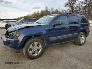 2006 Jeep Grand Cherokee Laredo with VIN 1J4HS48N36C254727, listed as a Copart auction lot 85730814 with 154,404 mi miles and Salvage Title. Bid and sale history available at carsss.com. Image 1.