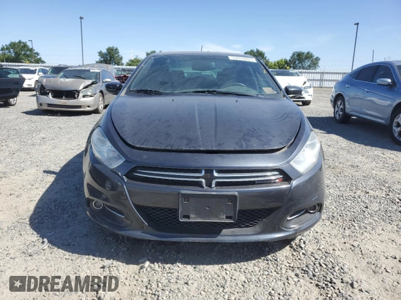 2013 Dodge Dart Limited with VIN 1C3CDFCH6DD133483, listed as a Copart auction lot 55659405 with 106,264 mi miles and Clean Title. Bid and sale history available at DreamBid. Image 5.