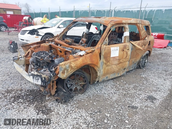 2021 Ford Bronco Sport Big Bend z VIN 3FMCR9B66MRA60083, wystawiony jako IAAI lot #36751294 z przebiegiem 19 341 mil mil oraz . Historia ofert i sprzedaży dostępna na DreamBid. Obrazek 2.