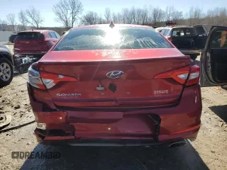 2015 Hyundai Sonata 2.4L SE with VIN 5NPE24AF7FH176615, listed as a Copart auction lot 47251685 with 99,266 mi miles and Salvage Title. Bid and sale history available at carsss.com. Image 6.