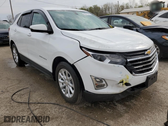 2018 Chevrolet Equinox LT with VIN 2GNAXJEV5J6249081, listed as a Copart auction lot 53311315 with 47,367 mi miles and Salvage Title. Bid and sale history available at carsss.com. Image 4.