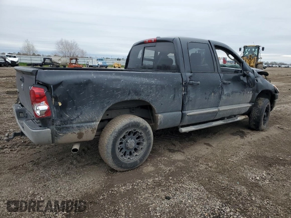 2008 Dodge 1500 SLT with VIN 1D7HU18N38S586387, listed as a Copart auction lot 46312965 with Not Provided miles and Salvage Title. Bid and sale history available at DreamBid. Image 3.