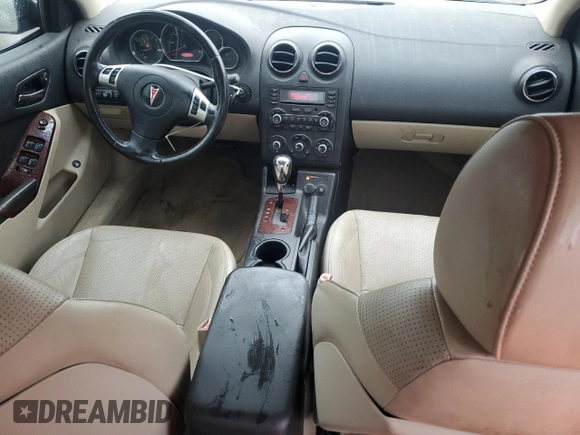 2008 Pontiac G6 GT with VIN 1G2ZH57N084154263, listed as a Copart auction lot 58504095 with 89,933 mi miles and Salvage title. Bid and sale history available at DreamBid. Image 8.