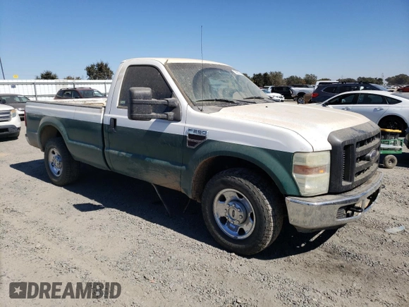 2008 Ford F-250 with VIN 1FTSF20RX8ED58030, listed as a Copart auction lot 74563714 with 278,531 mi miles and Clean title. Bid and sale history available at DreamBid. Image 4.