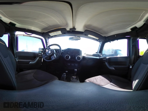 2013 Jeep Wrangler Unlimited Sahara with VIN 1C4BJWEG3DL617511, listed as a IAAI auction lot 41842979 with 149,980 mi miles and . Bid and sale history available at DreamBid. Image 18.