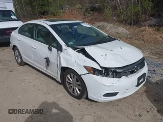 2012 Honda Civic EX with VIN 2HGFB2F81CH607670, listed as a IAAI auction lot 42128341 with 104,090 mi miles and . Bid and sale history available at DreamBid. Image 1.